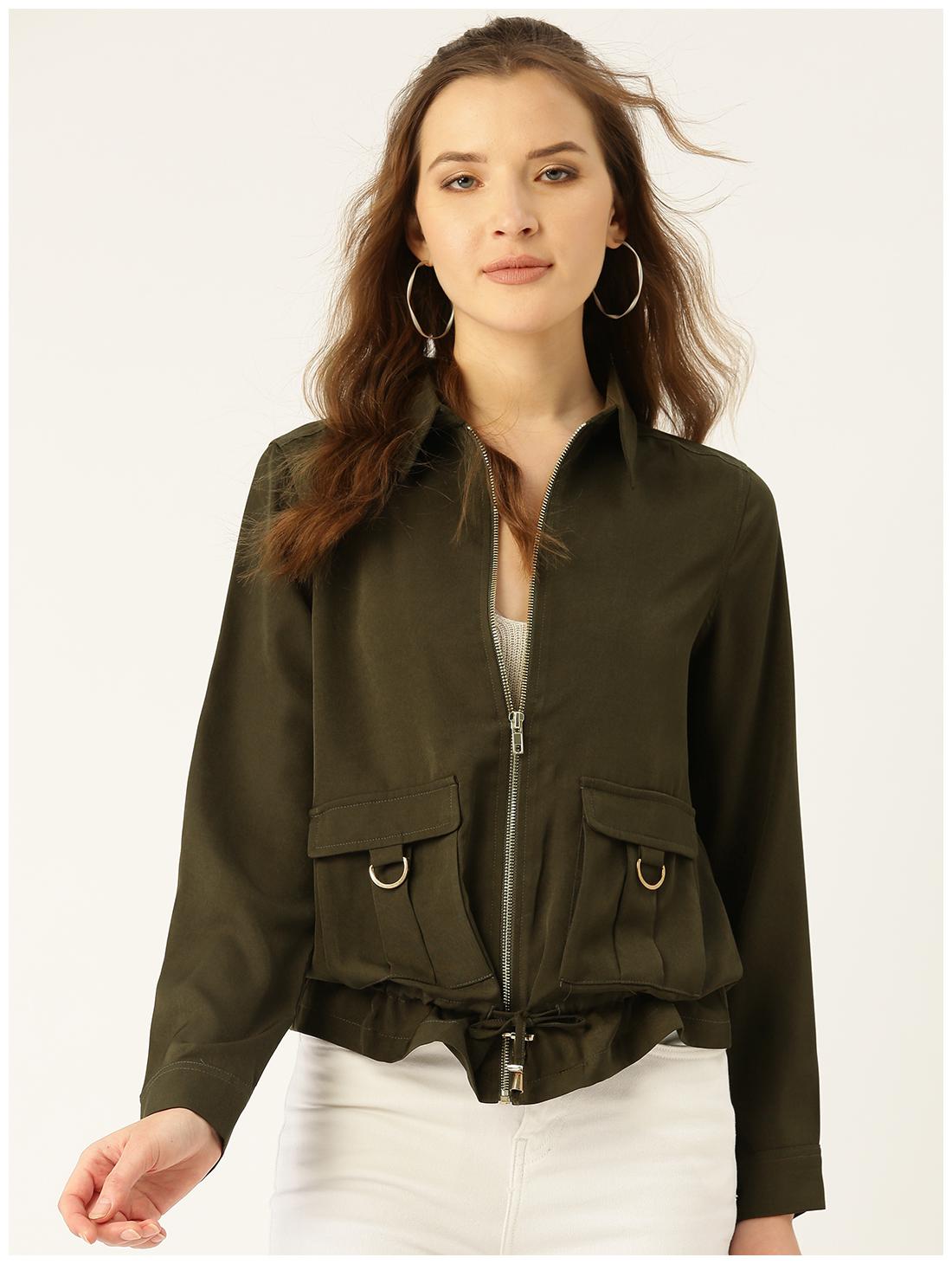 

Cover Story Olive Women Jacket