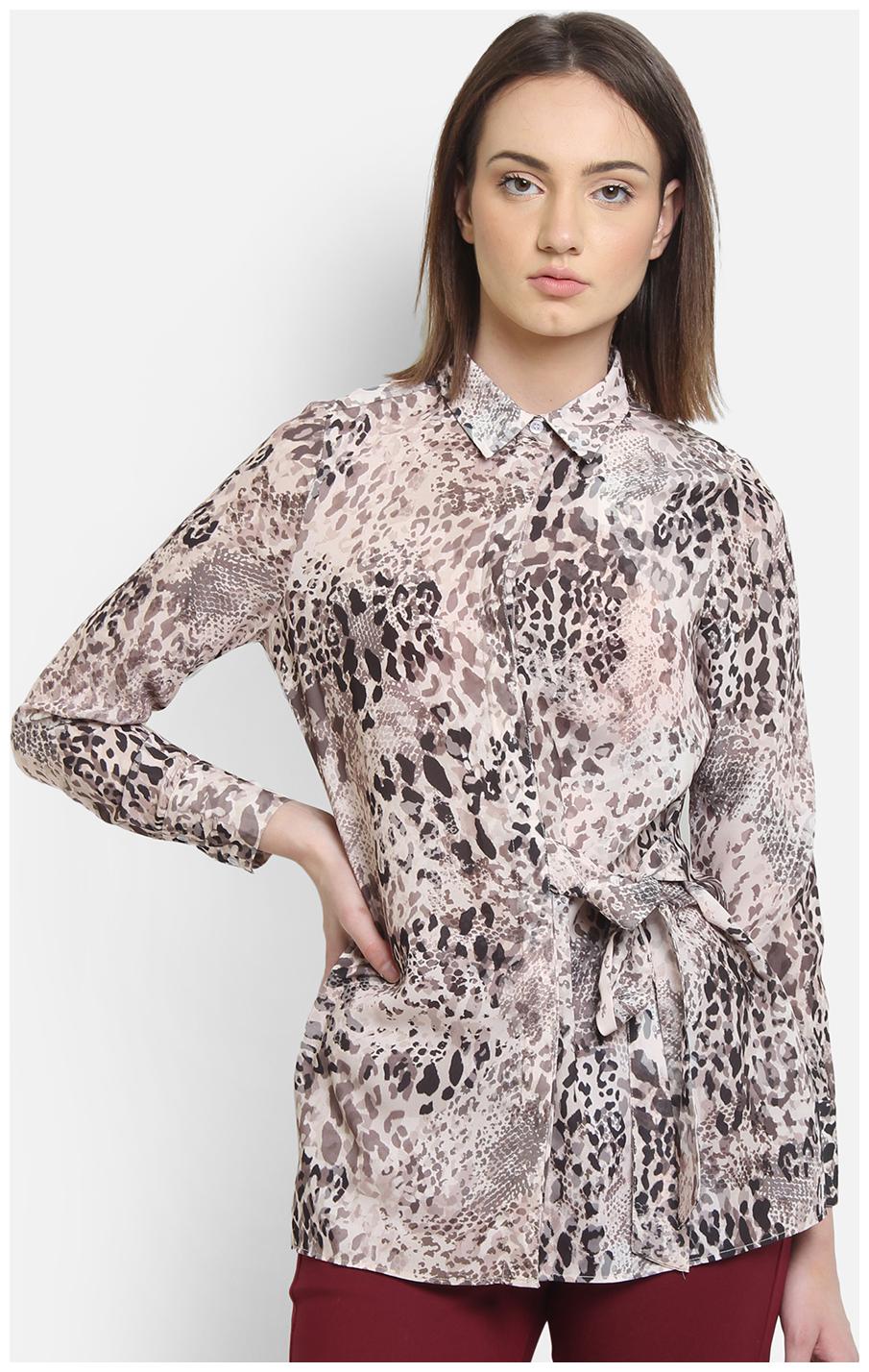 

Cover Story Women Printed Regular top - White