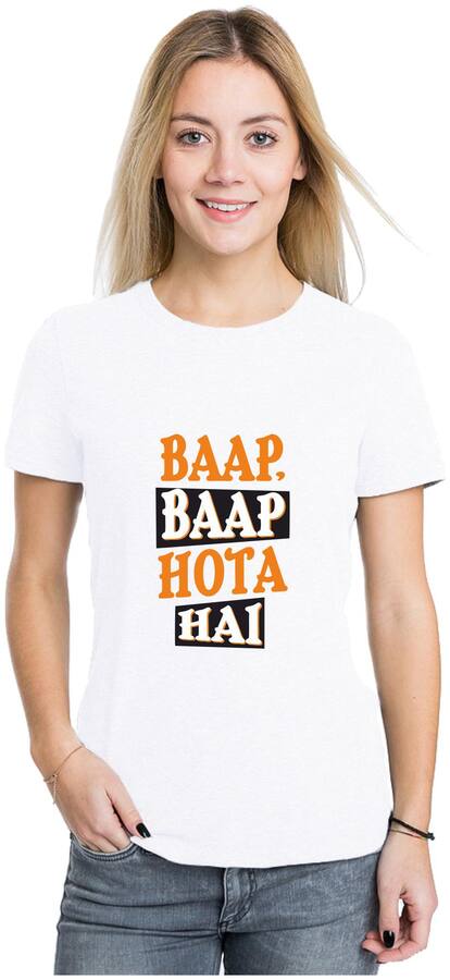 Crazy Sutra Women White Regular fit Round neck Nylon T shirt