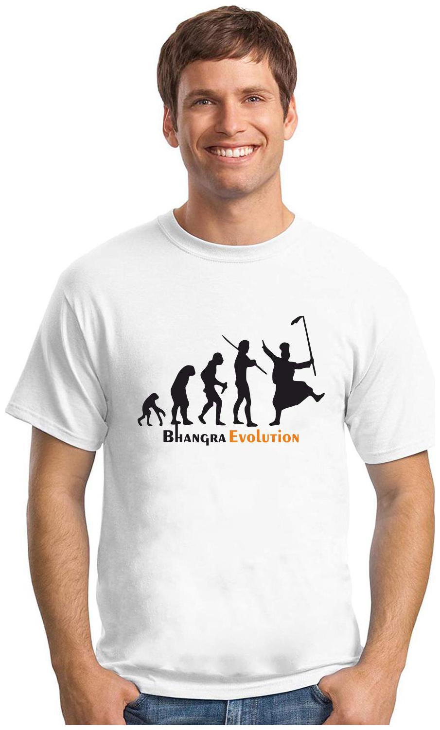 

Crazy Sutra Men White Regular fit Cotton Blend Round neck T-Shirt - Pack Of 1