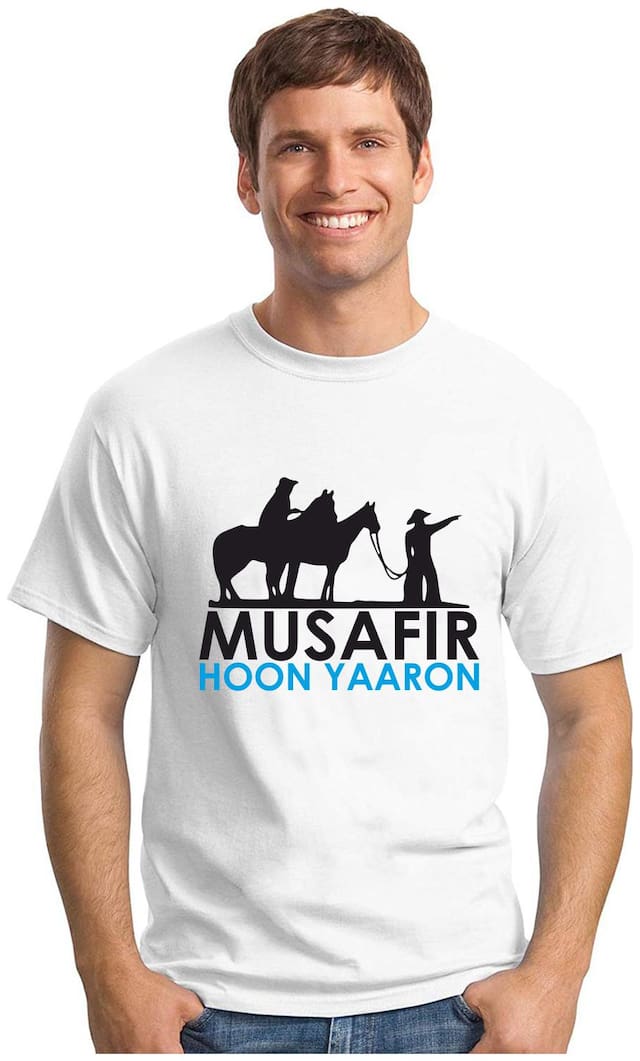 Crazy Sutra Premium PC Cotton Half Sleeve Casual Printed Funky T-Shirt