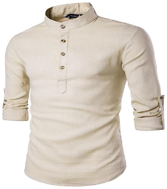 

Cream Cotton Sort Man Kurta