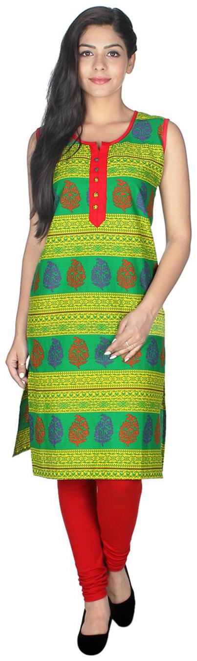 

Sukuma Women Multi Printed Straight Kurti
