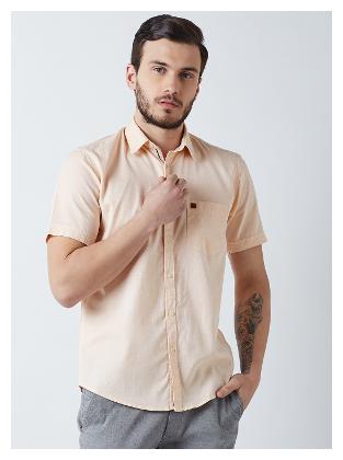 

Crimsoune Club Men Yellow Solid Regular Fit Casual Shirt