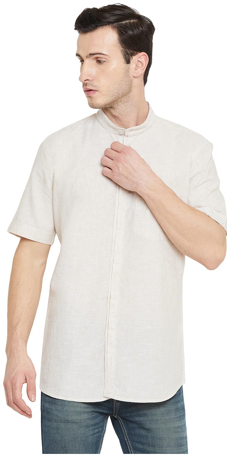 

Crimsoune Club Men Beige Slim Fit Kurta