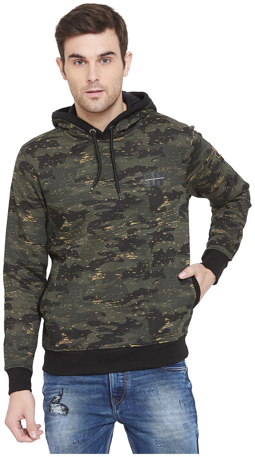 

Crimsoune Club Men Green Hooded Hoodie