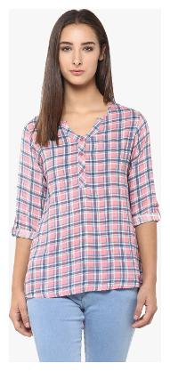 

Crimsoune Club Pink Check Top