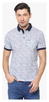

Crimsoune Club Men Grey Slim fit Cotton Polo collar T-Shirt - Pack Of 1