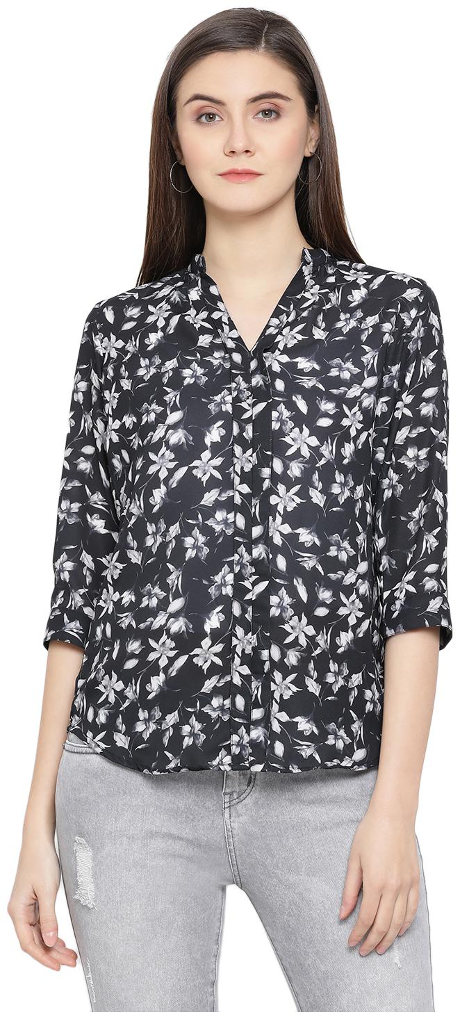 

Crimsoune Club Women Floral Regular top - Black