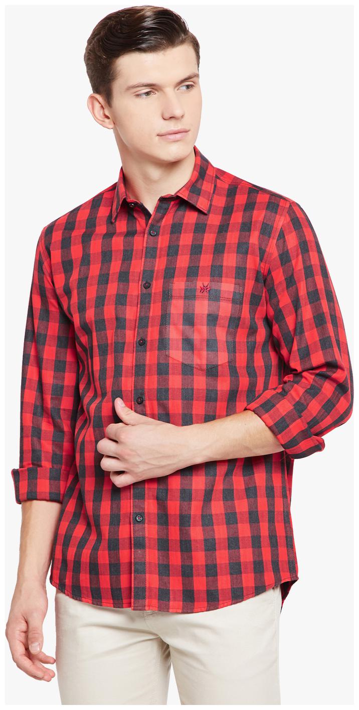 

Crimsoune Club Men Multi Checked Slim Fit Casual Shirt