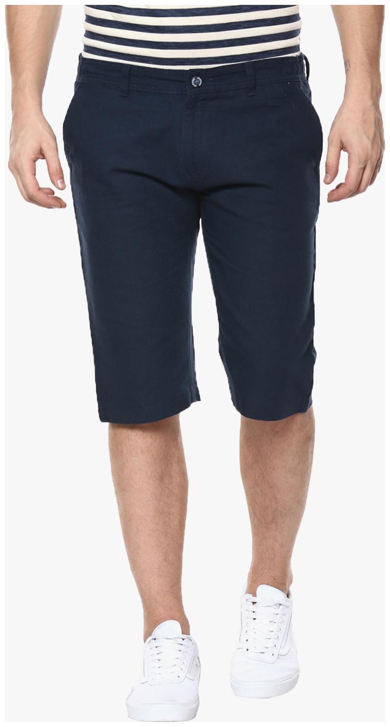 

Crimsoune Club Navy Blue Solid Shorts