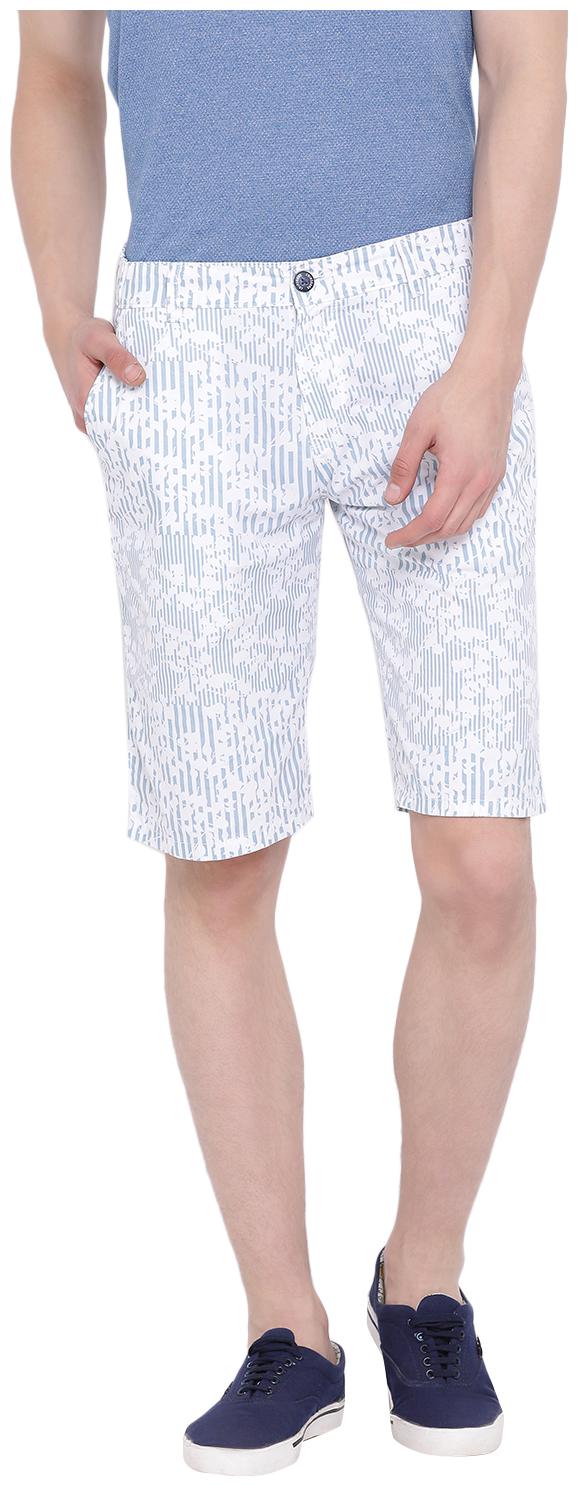 

Crimsoune Club Men White Slim Fit Regular Shorts