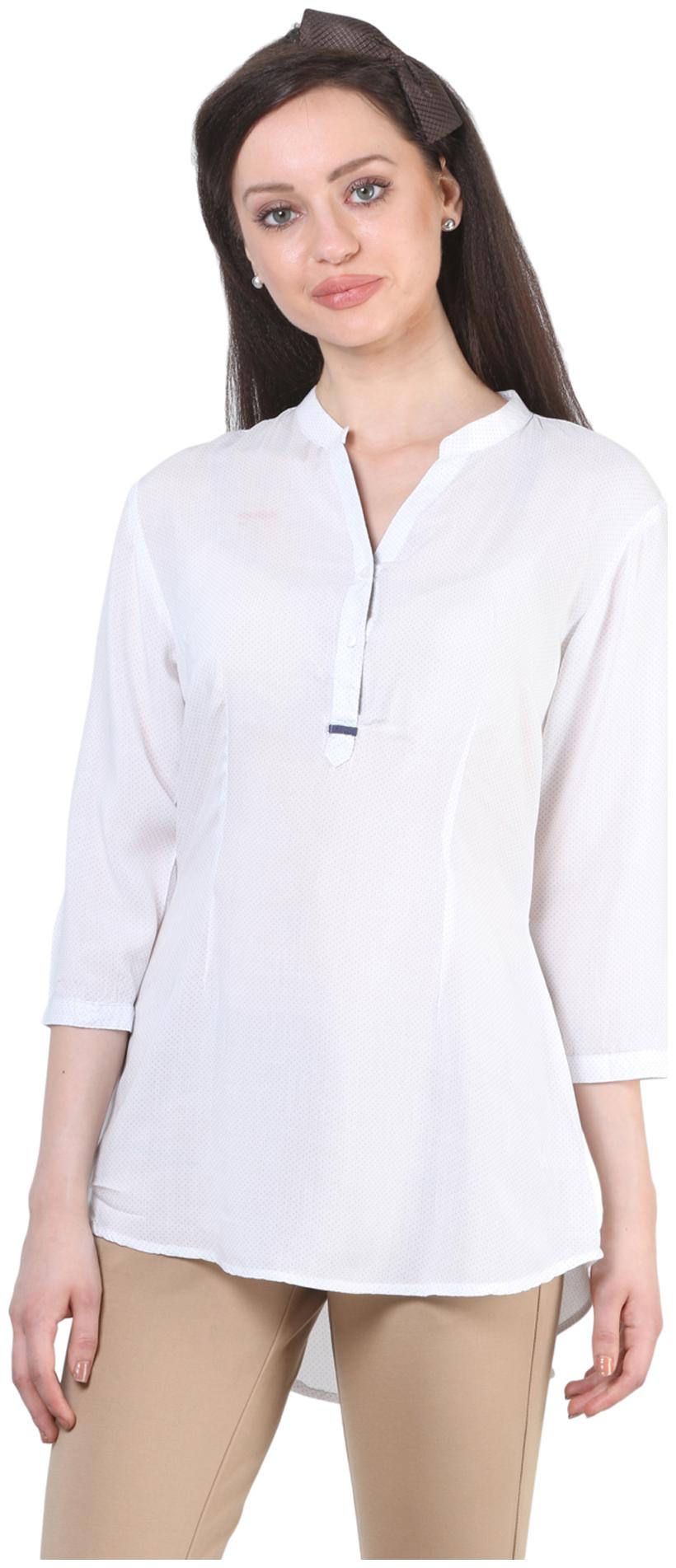 

Crimsoune Club Women White Printed Slim Fit Shirt