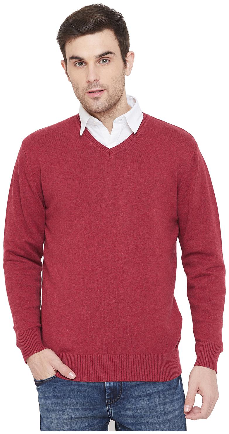 

Crimsoune Club Men Red V neck Pullover