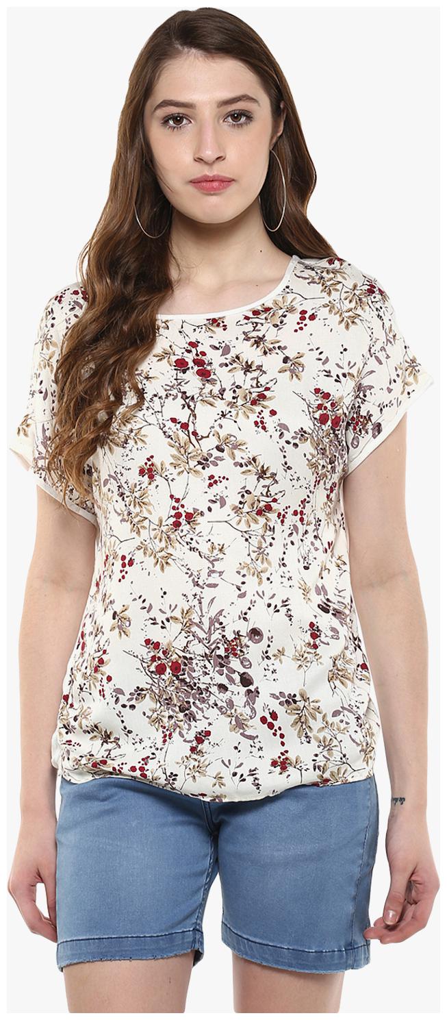 

Crimsoune Club Women Printed Regular top - White