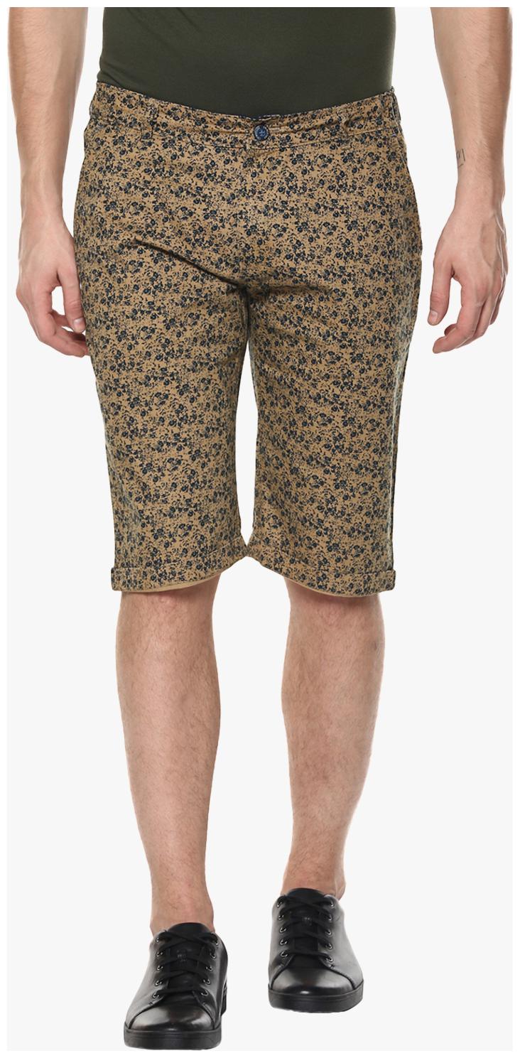 

Crimsoune Club Khaki Printed Shorts