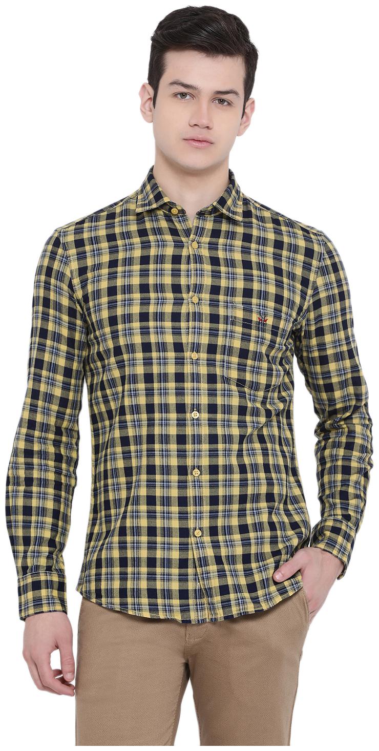 

Crimsoune Club Men Multi Checked Slim Fit Casual Shirt