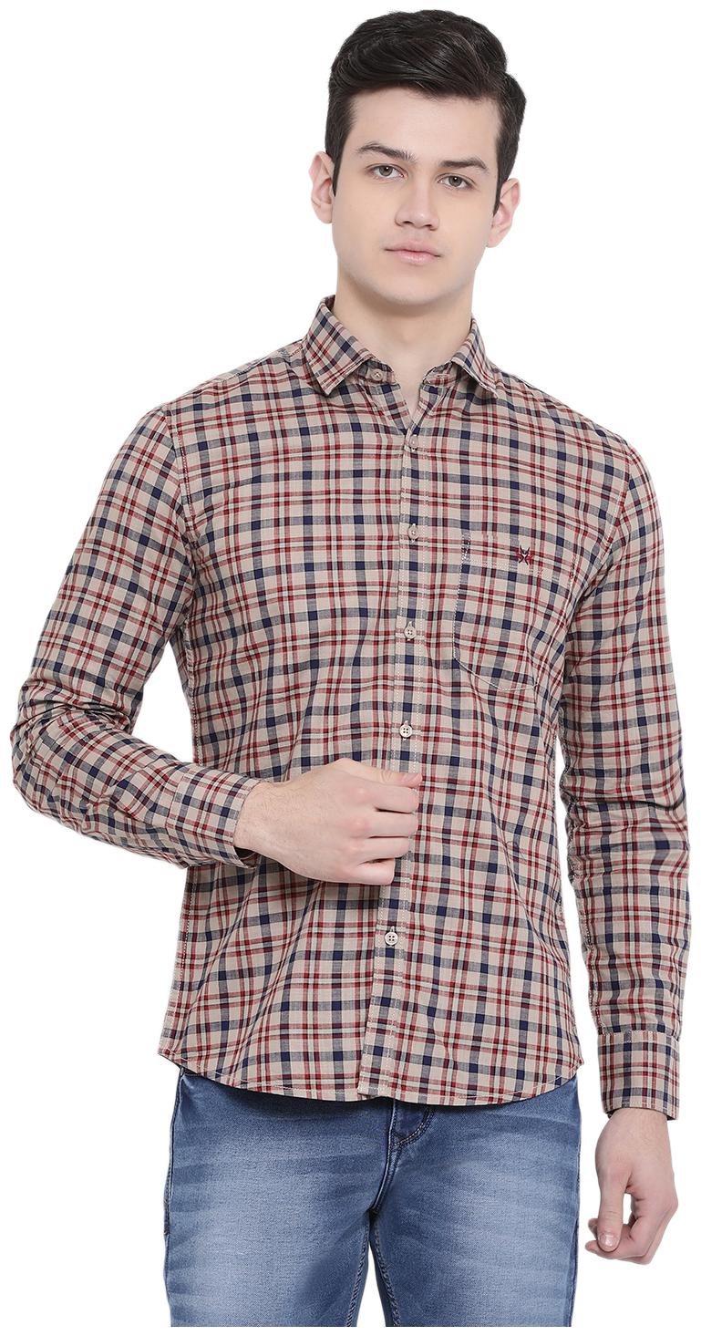 

Crimsoune Club Men Multi Checked Slim Fit Casual Shirt