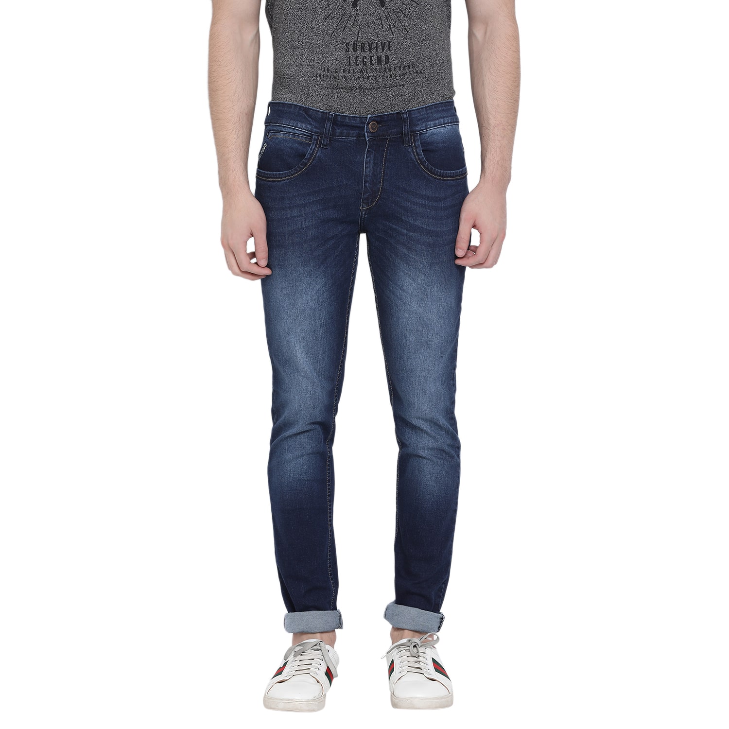 

Crimsoune Club Men Blue Slim Fit Jeans