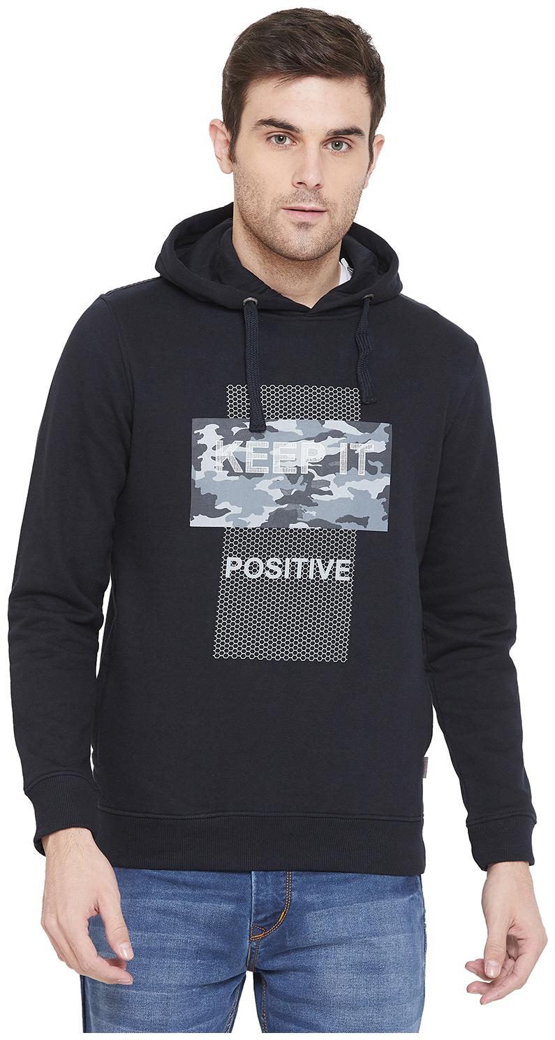 

Crimsoune Club Men Black Hooded Hoodie
