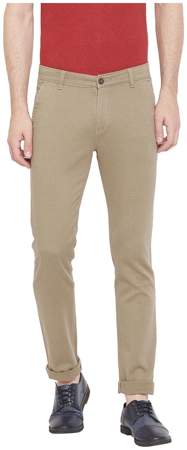 

Crimsoune Club Men Brown Checked Regular fit Regular trousers