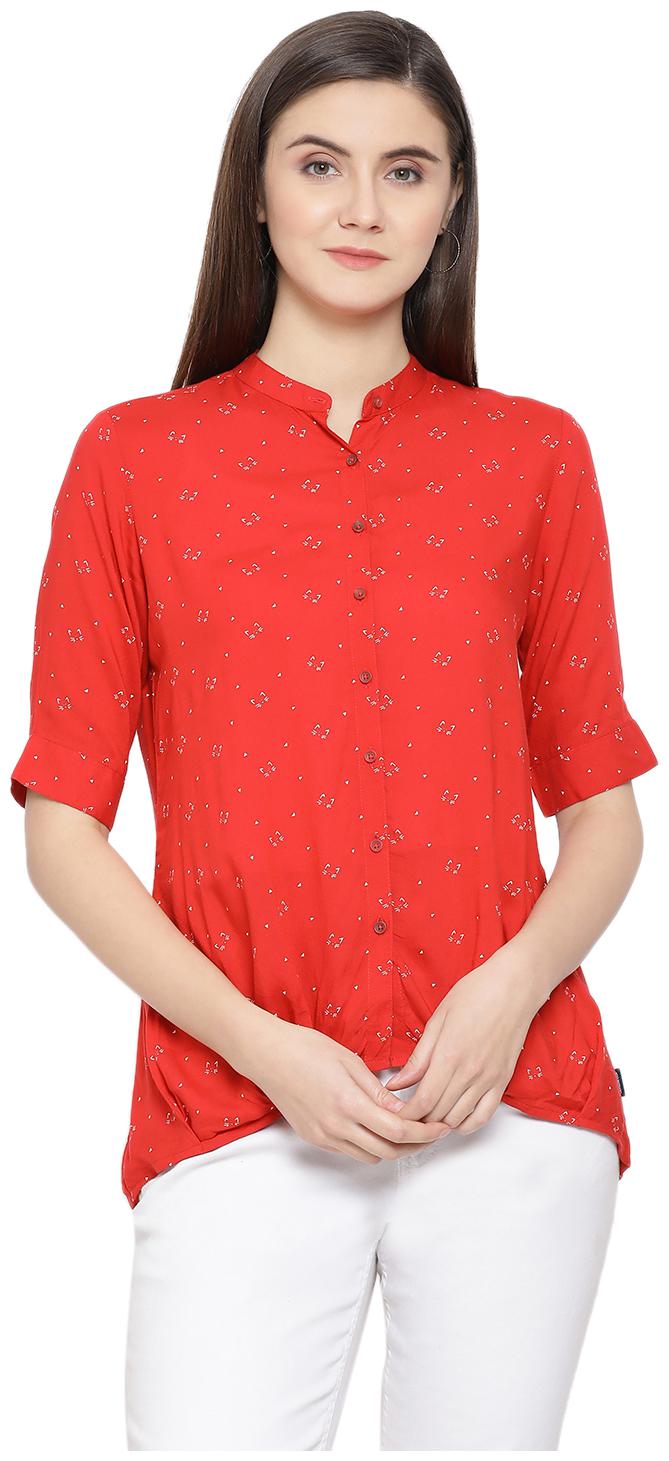 

Crimsoune Club Women Printed Regular top - Red