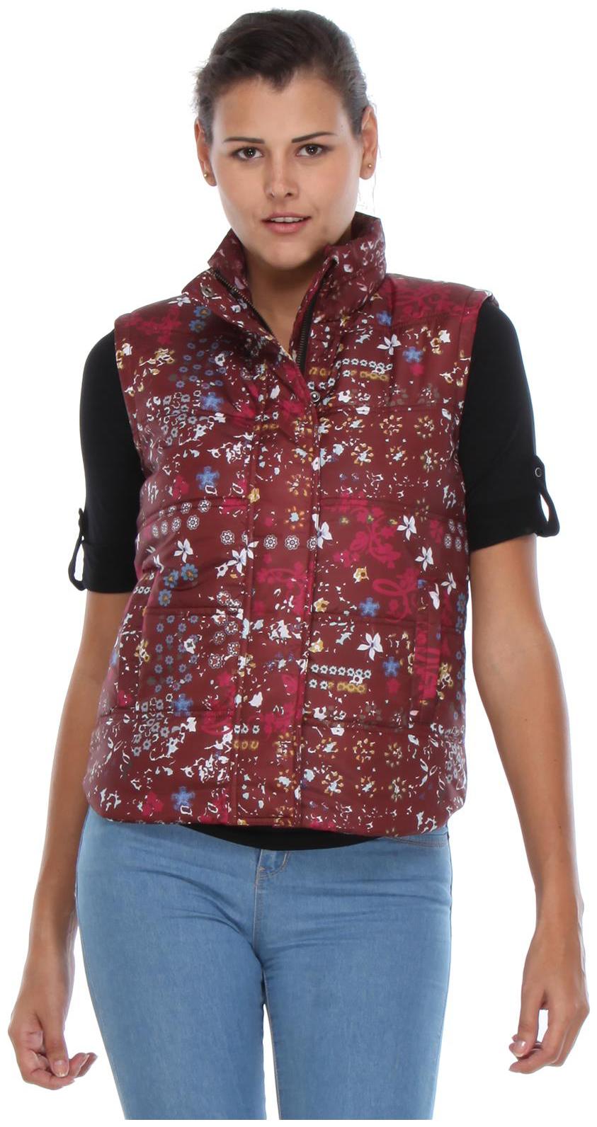 

CRIMSOUNE CLUB Maroon Printed Jacket