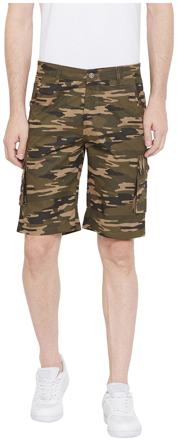 

Crimsoune Club Men s Camouflage Olive Cargo Shorts