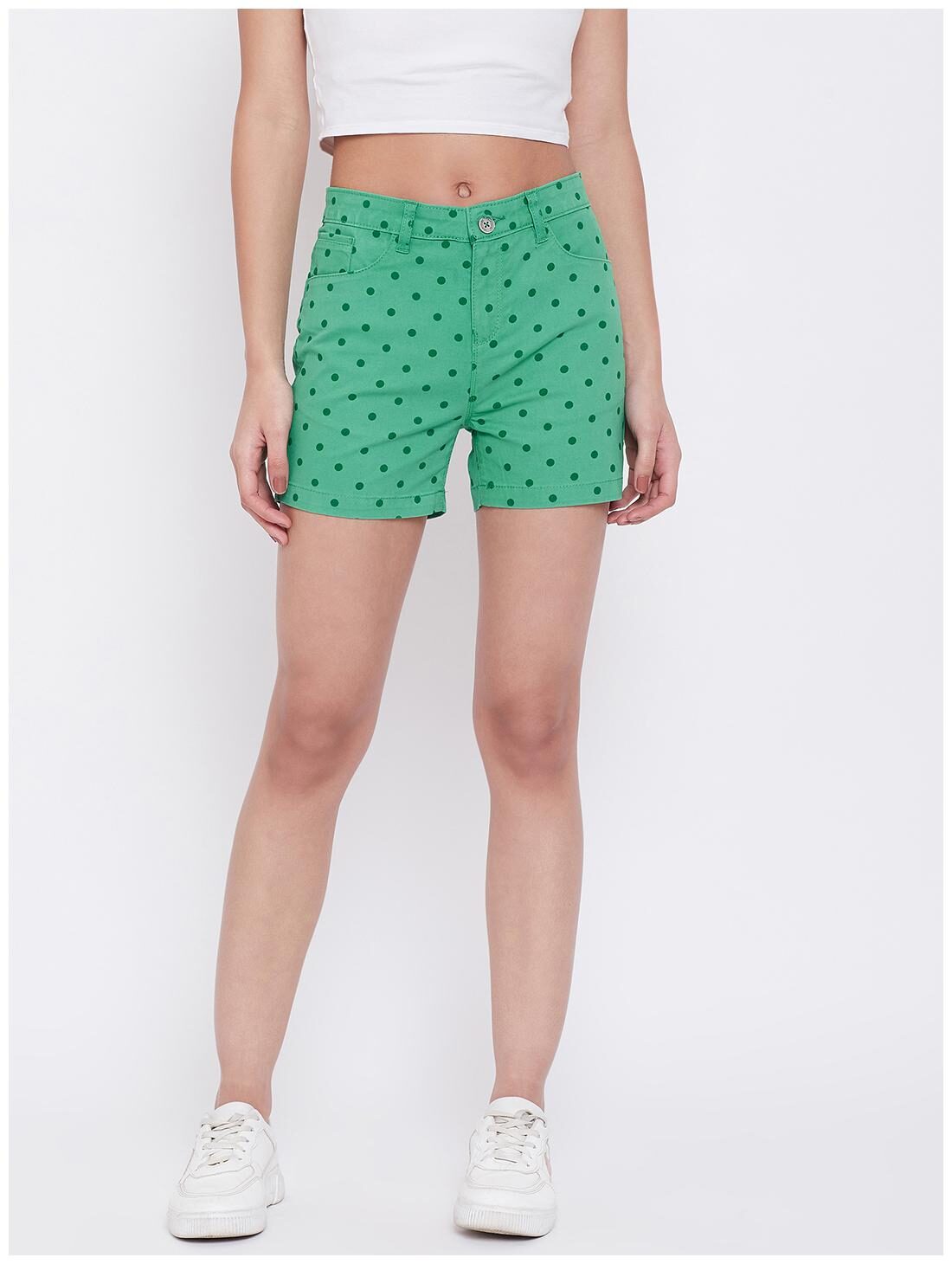 

Crimsoune Club Women Polka dots Chinos - Green
