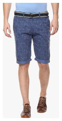 

Crimsoune Club Blue Printed Shorts