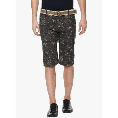 

Crimsoune Club Brown Printed Shorts