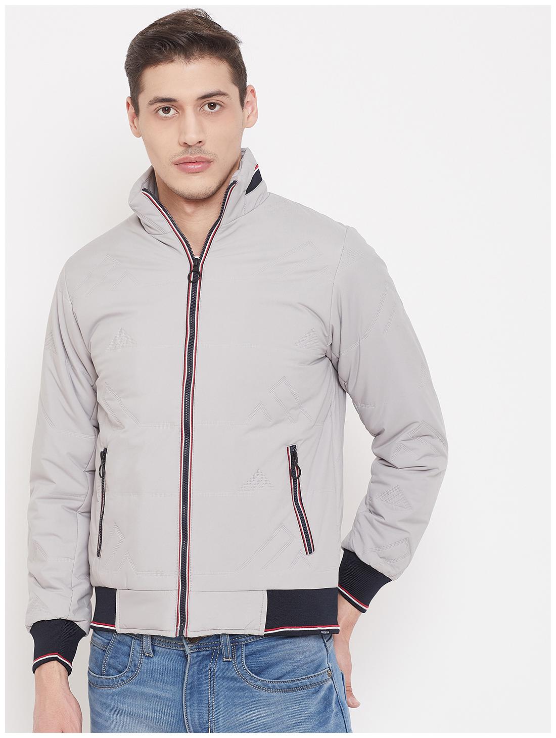 

Crimsoune Club Men Grey Solid Bomber jacket