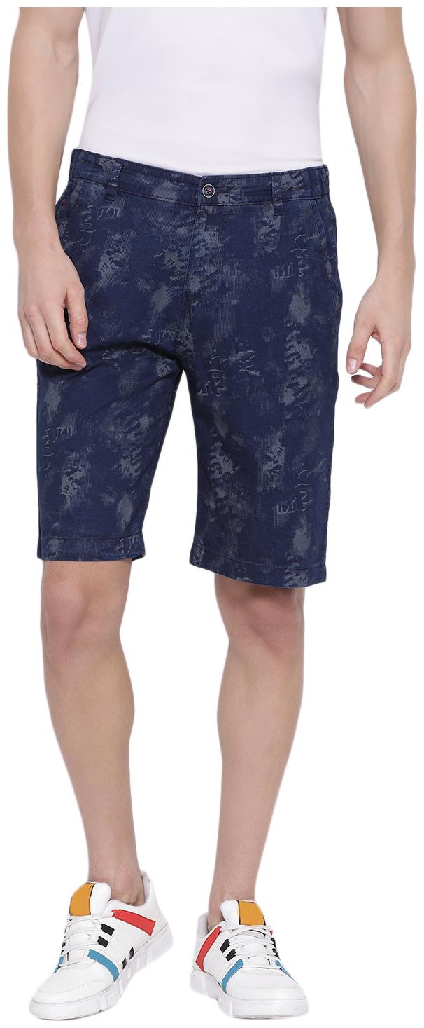 

Crimsoune Club Men Navy Blue Slim Fit Regular Shorts