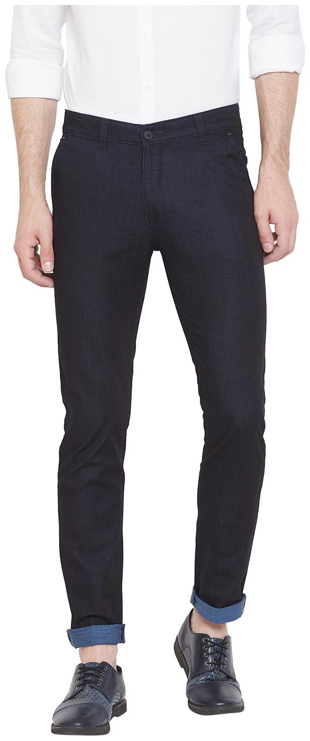

Crimsoune Club Men Black Solid Regular fit Regular trousers