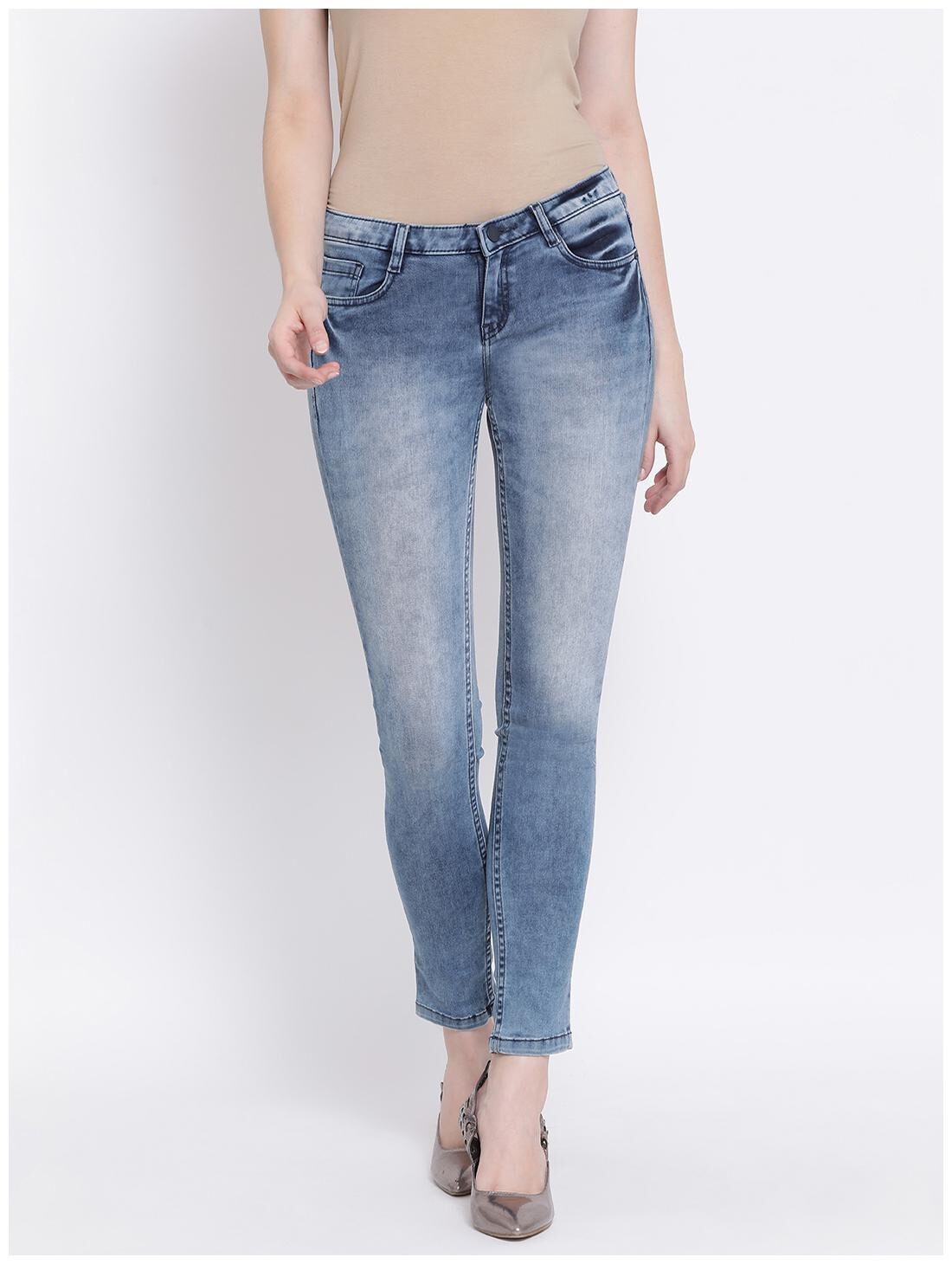 

Crimsoune Club Women Blue Slim fit Jeans