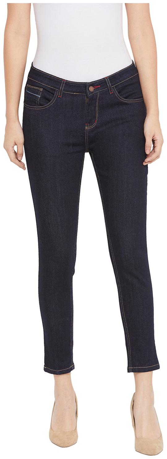 

Crimsoune Club Women s Navy Blue Solid Jeans