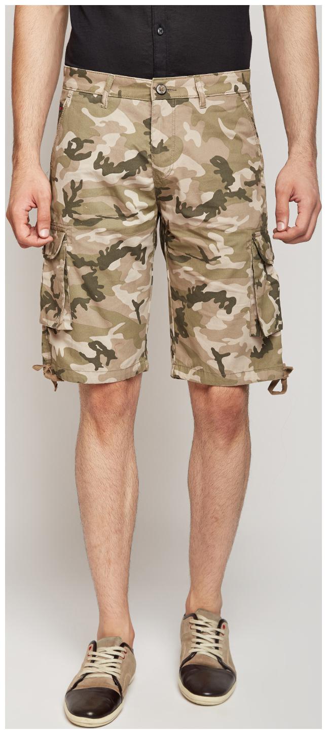 

Crimsoune Club Men Beige Slim Fit Regular Shorts