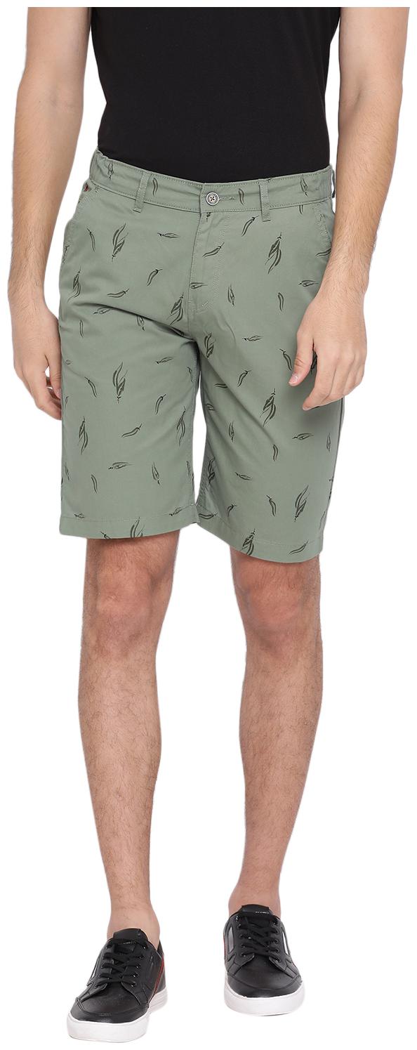 

Crimsoune Club Men Green Slim Fit Regular Shorts