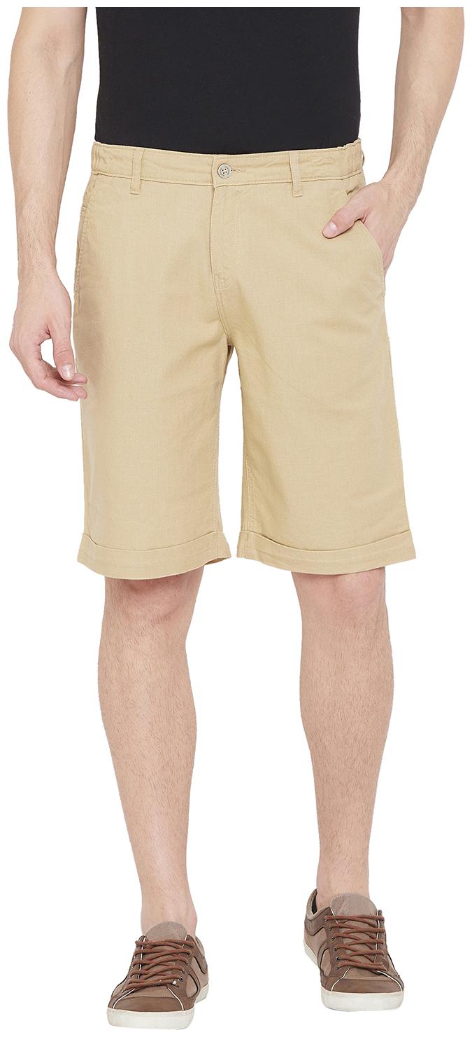 

Crimsoune Club Men Beige Slim Fit Regular Shorts