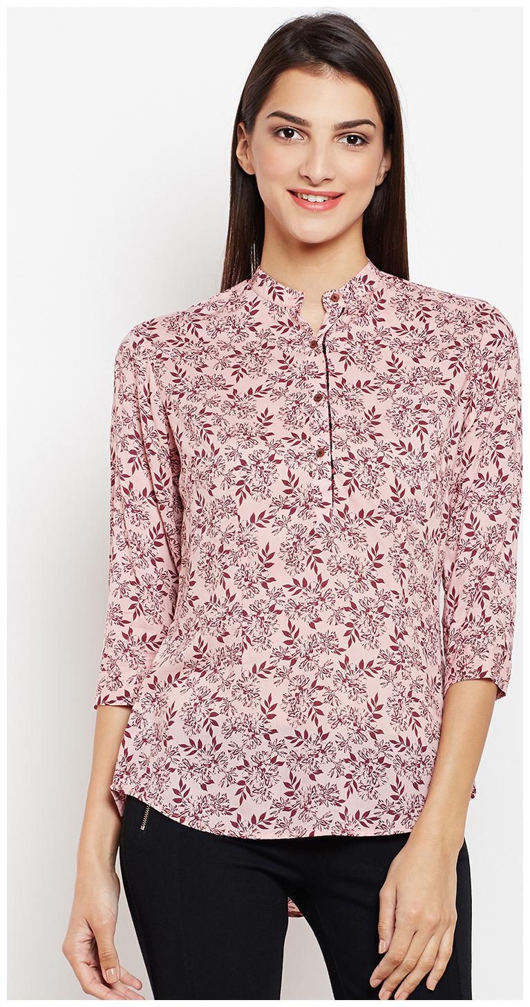 

Crimsoune Club Women Printed Regular top - Pink