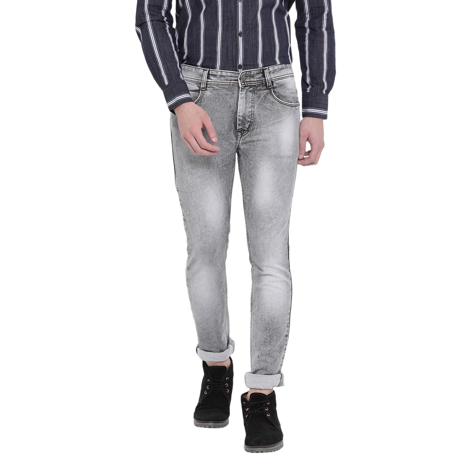 

Crimsoune Club Men Grey Slim Fit Jeans