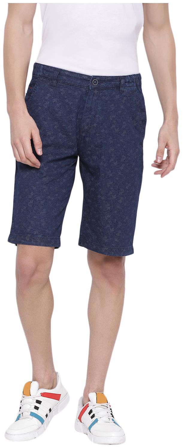 

Crimsoune Club Men Navy Blue Slim Fit Regular Shorts