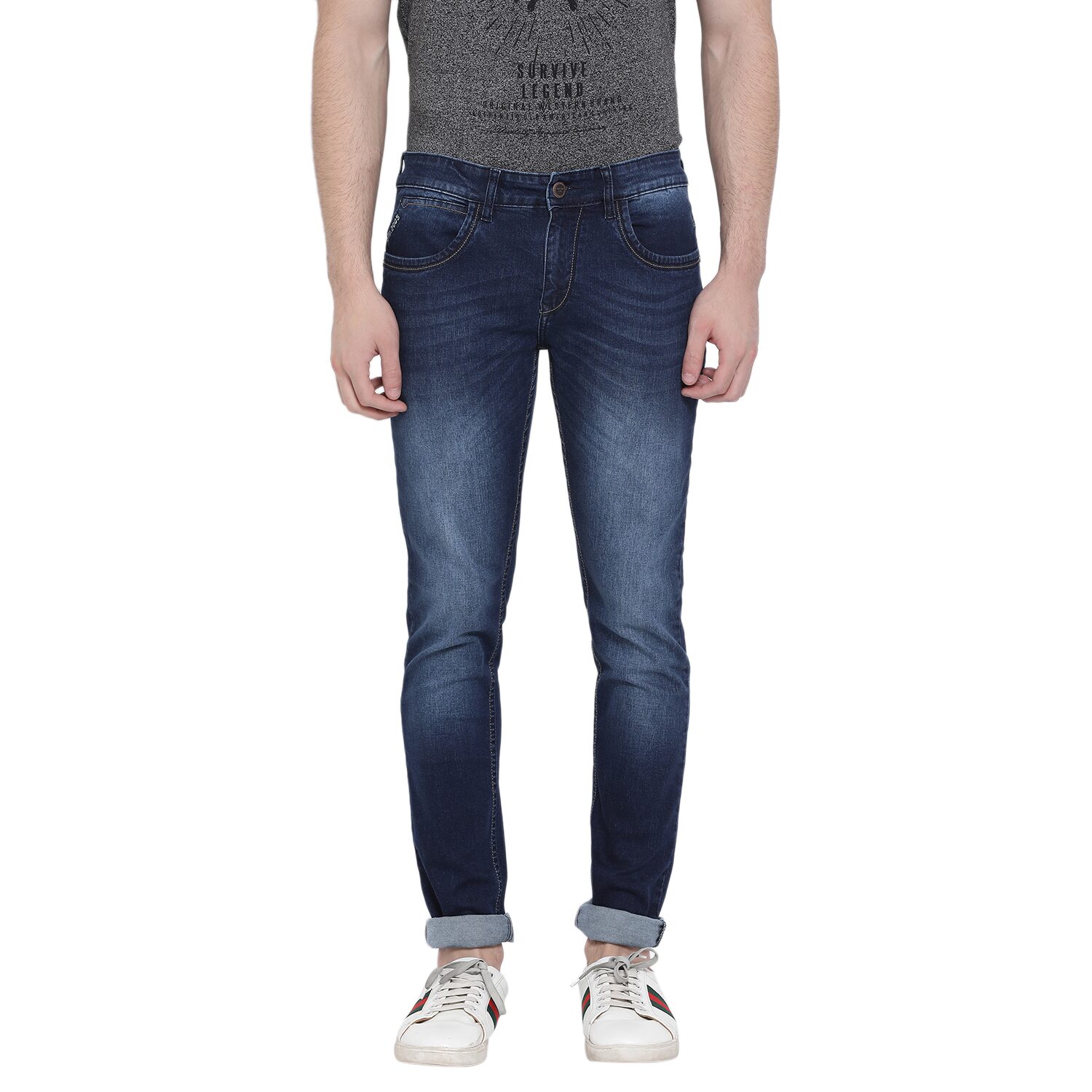 

Crimsoune Club Men Blue Slim Fit Jeans