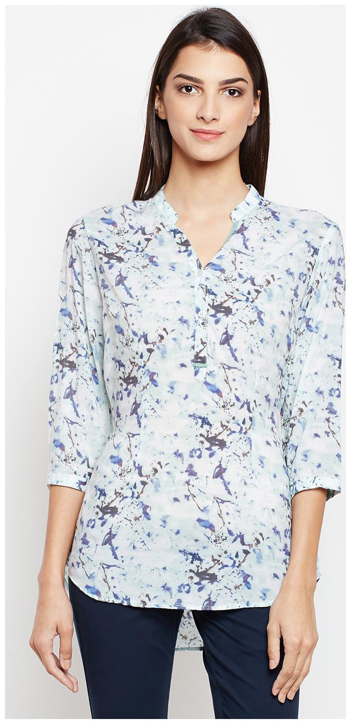 

Crimsoune Club Women Printed Regular tunic - Blue