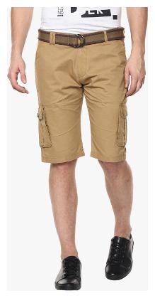 

Crimsoune Club Khaki Solid Shorts