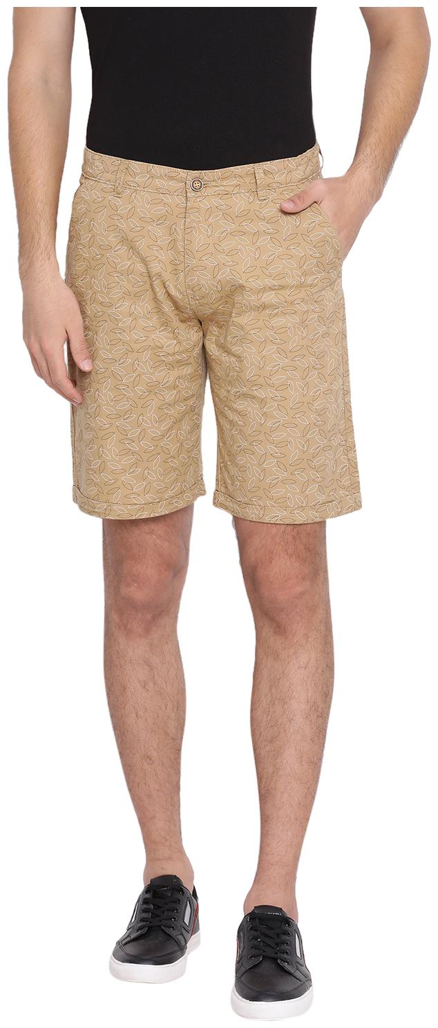 

Crimsoune Club Men Beige Slim Fit Regular Shorts