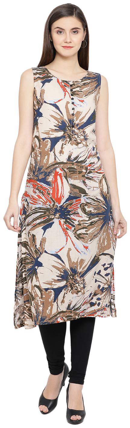 

Crimsoune Club Women Multi Floral Regular Kurta
