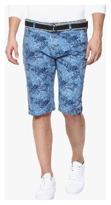 

Crimsoune Club Blue Printed Shorts