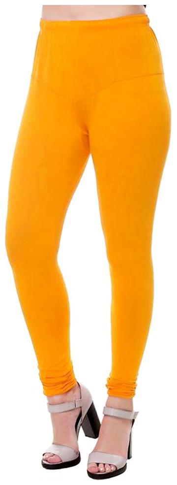 

crospike churidar leggings for womens girls (Black Yellow)