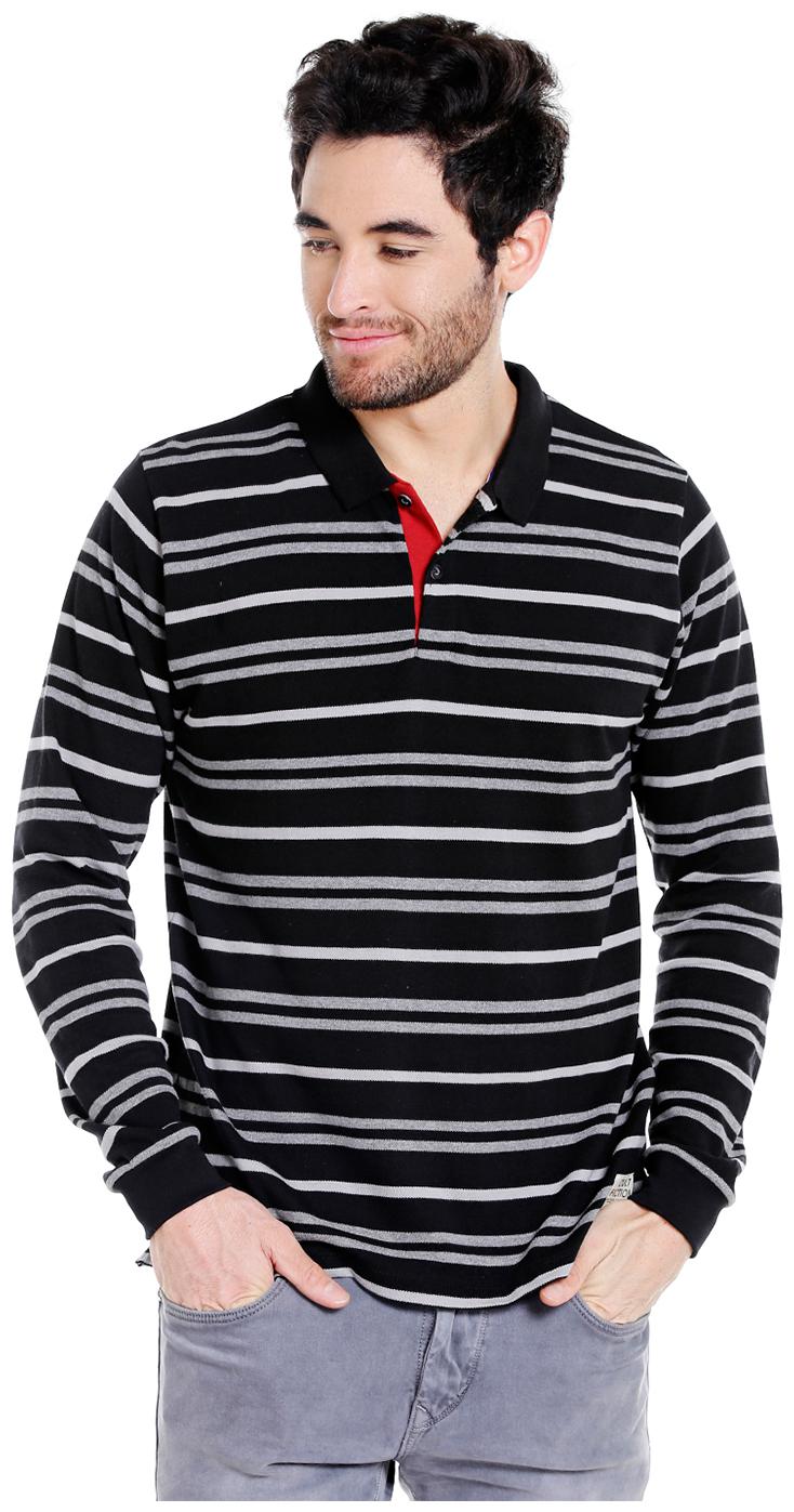 

Cult Fiction Men Black Regular fit Cotton Polo collar T-Shirt - Pack Of 1